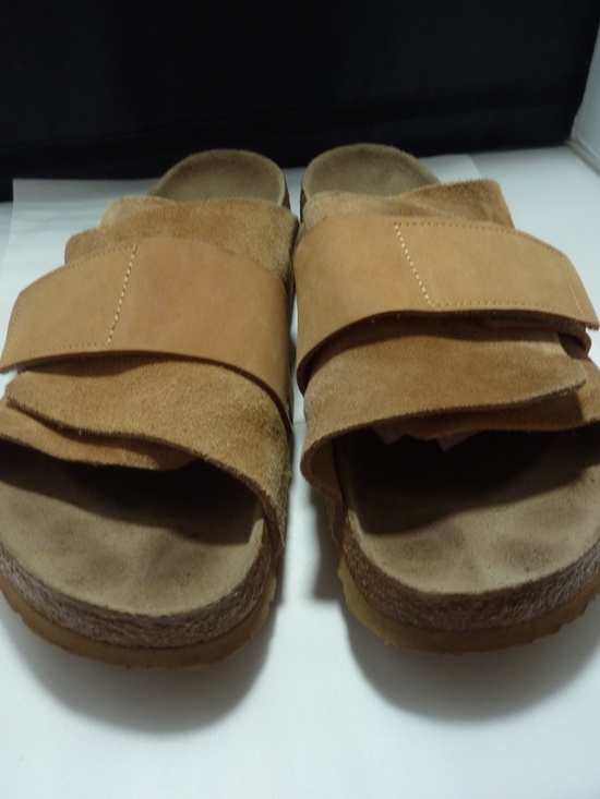 Birkenstock Kyoto Sandals Mens 43 US 10 WHEAT Slide On Made in Germany main image 6